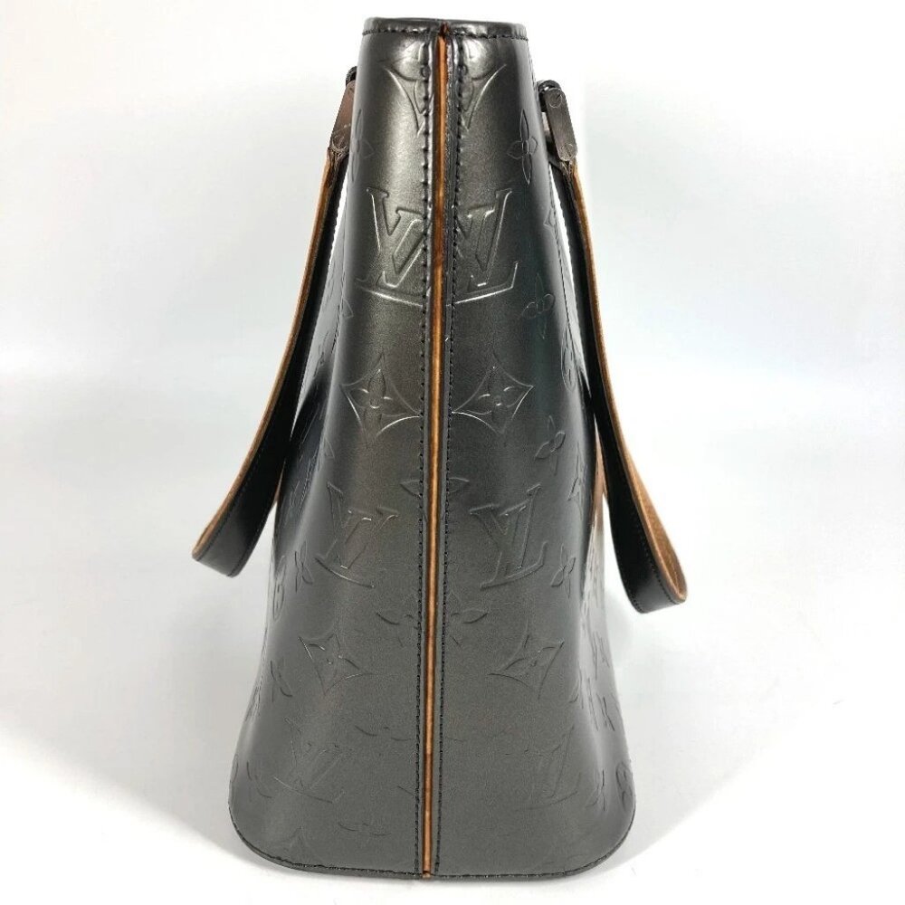 LOUIS VUITTON M55112 Stockton Tote Bag Shoulder Bag Monogram matte leather Black - Picture 6 of 15